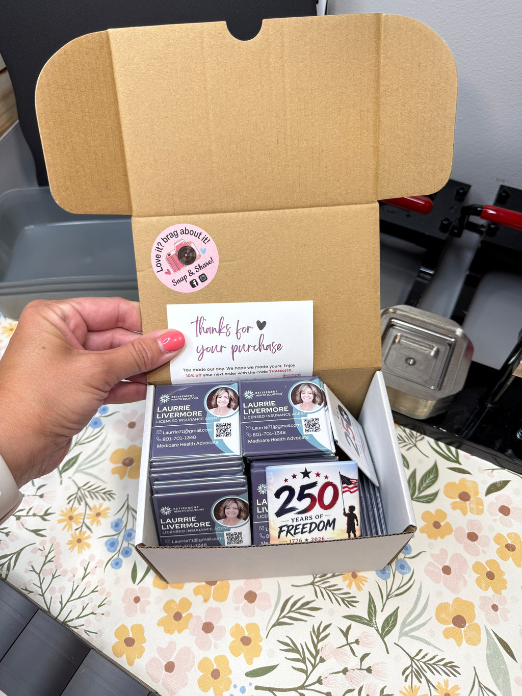 Bulk Photo Magnets (50+ | Square or Round | 1 Photo)