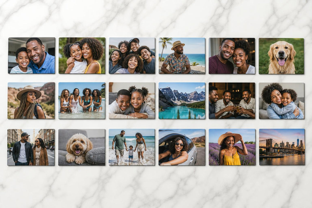 Bulk Rectangle Photo Magnets (50+ | 1 Photo)