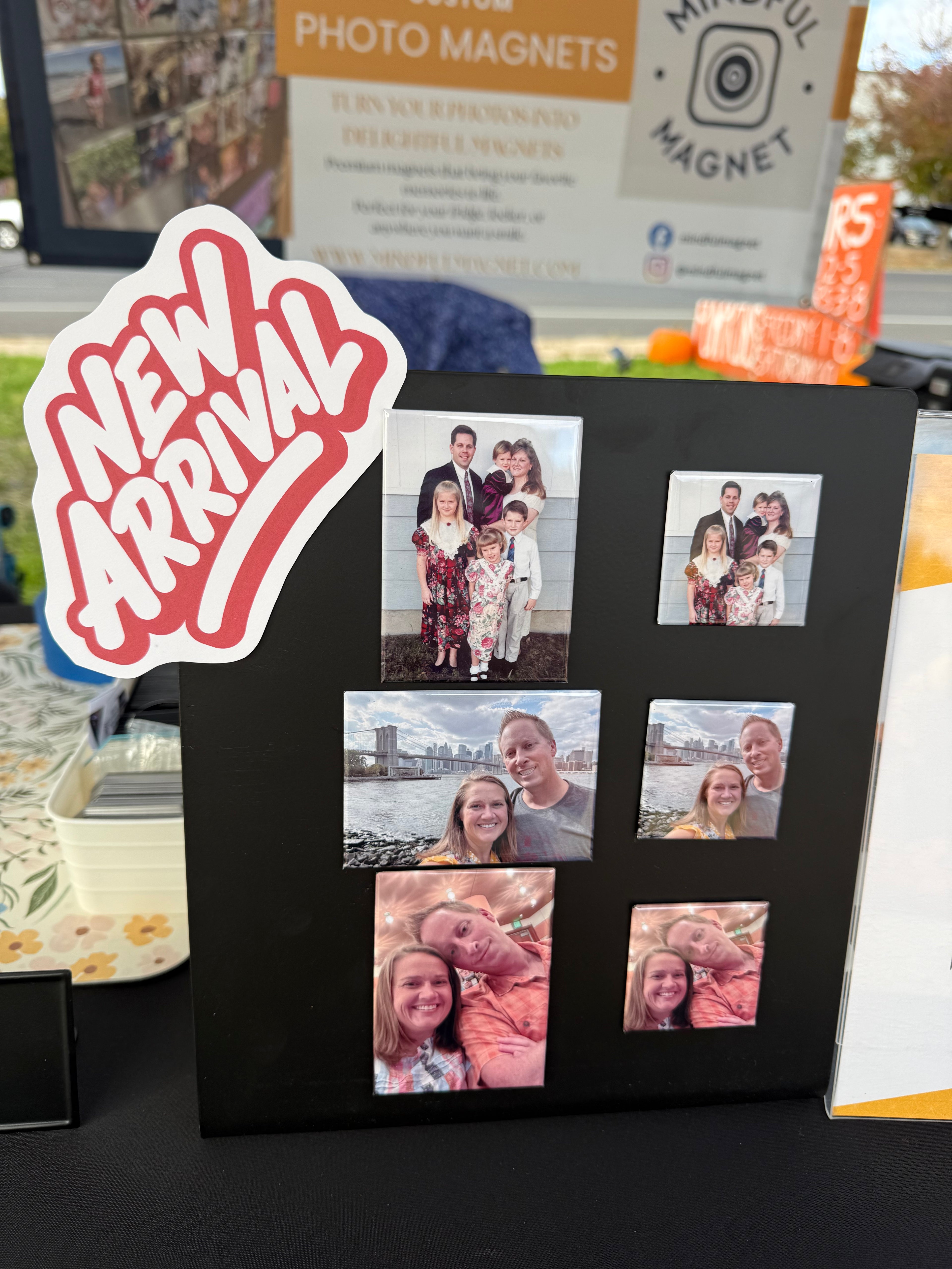 Rectangle Photo Magnets — Set of 6 | 2.5 x 3.5