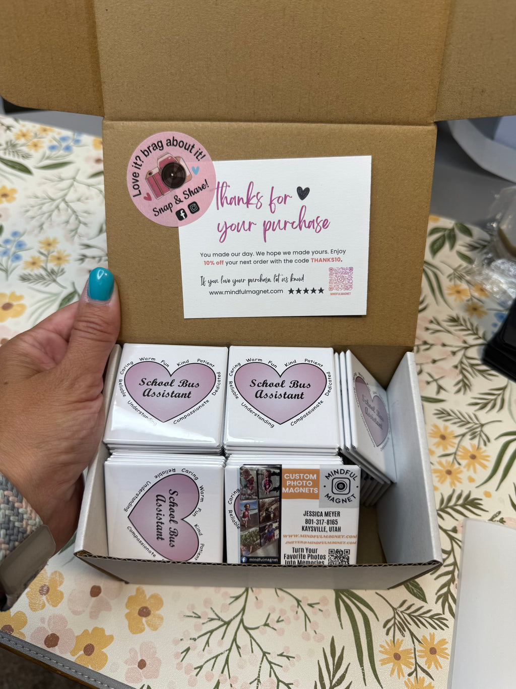 Bulk Photo Magnets (50+ | Square or Round | 1 Photo)